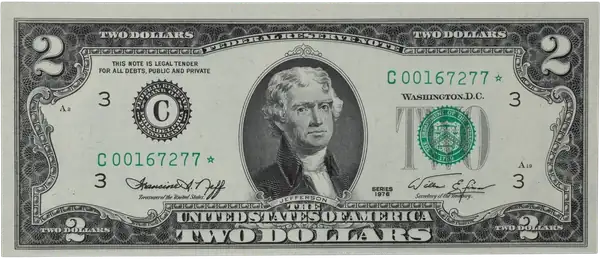 Series 1976 $2 Federal Reserve Star Note